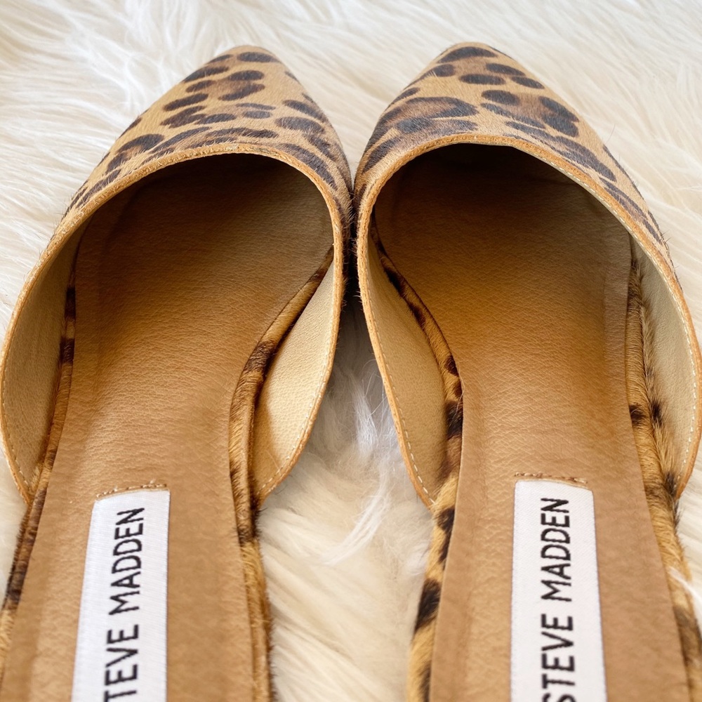 Steve Madden Antoinette Leopard Slipper Mules 7.5 - Picture 5 of 8